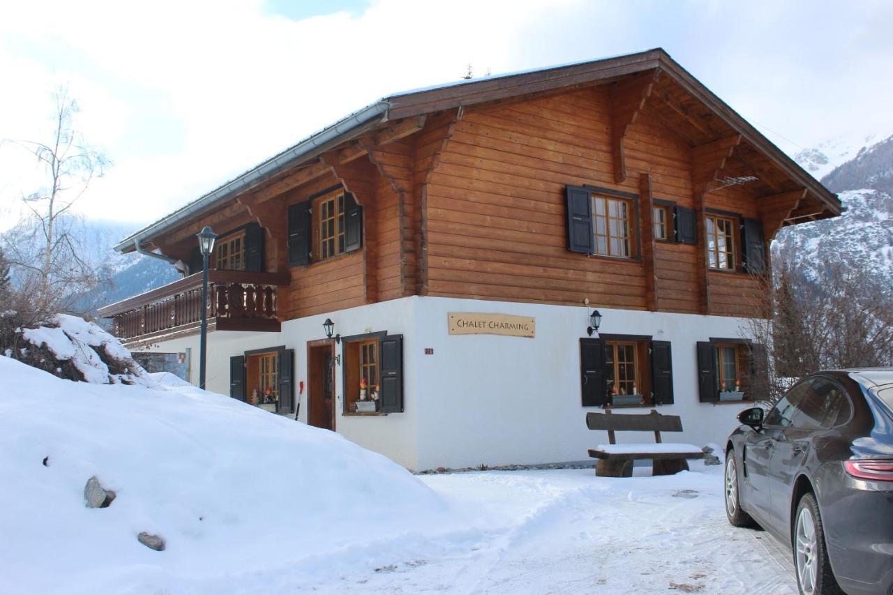 Chalet Charming Grächen Exterior foto