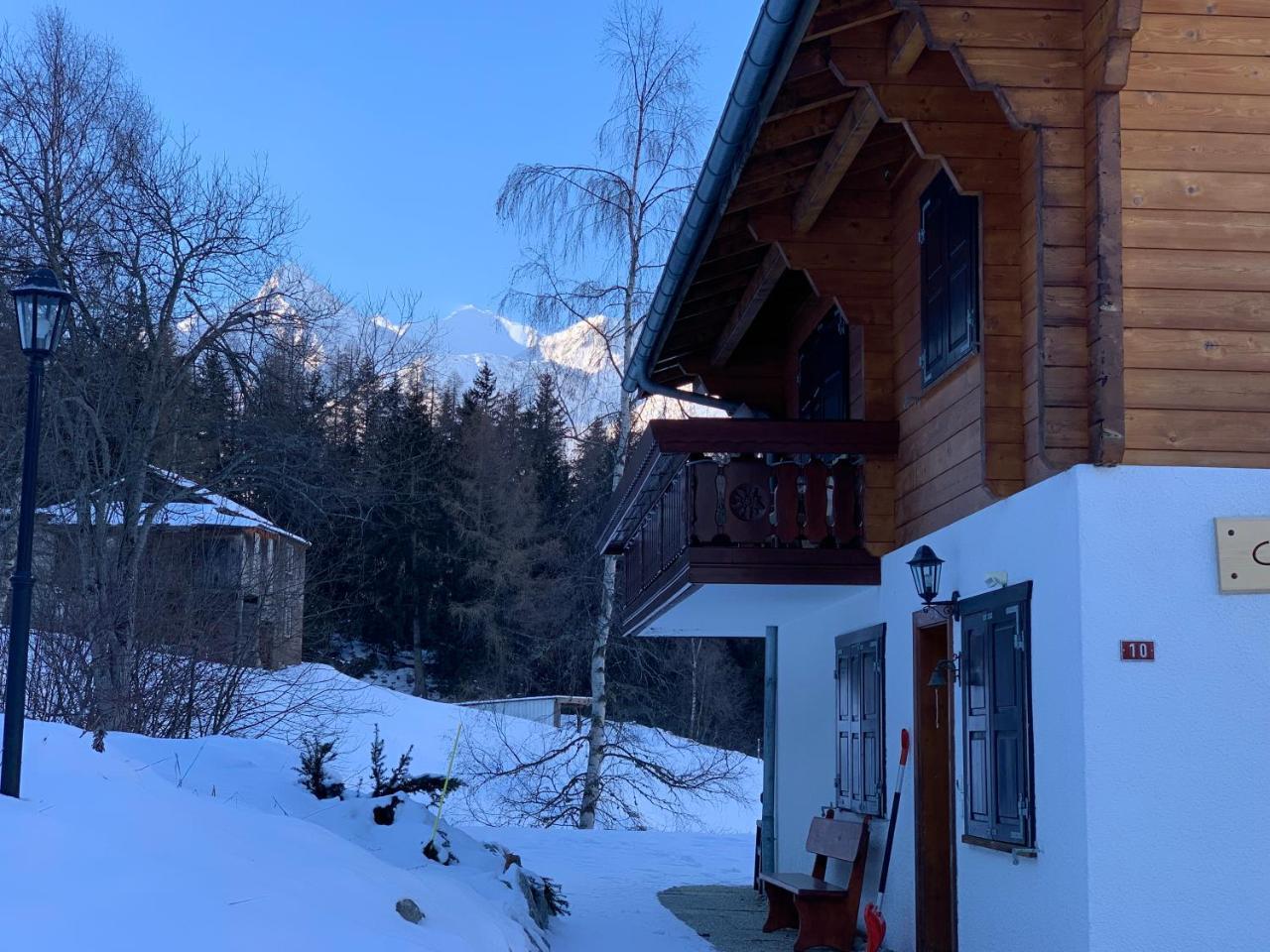 Chalet Charming Grächen Exterior foto